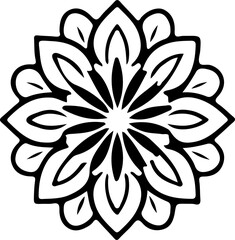mandala stencil vector art