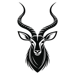 Stunning Kudu Antelope Silhouette for Safari Theme