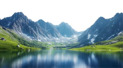 lake in the mountains