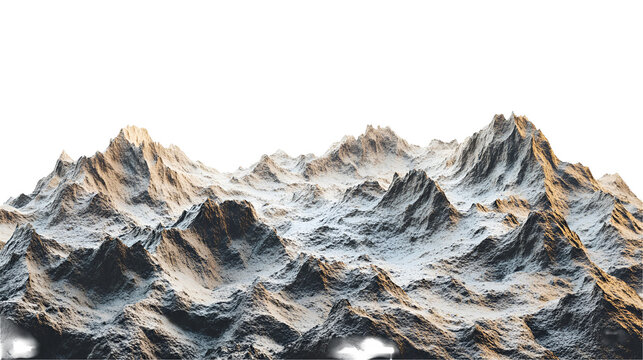 rocky mountains in the snow