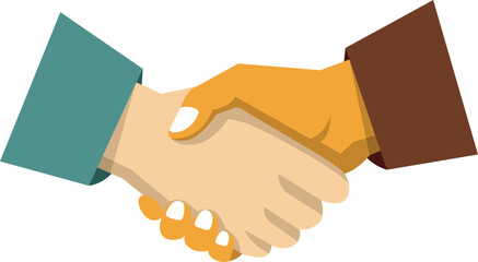 handshake vector illustration