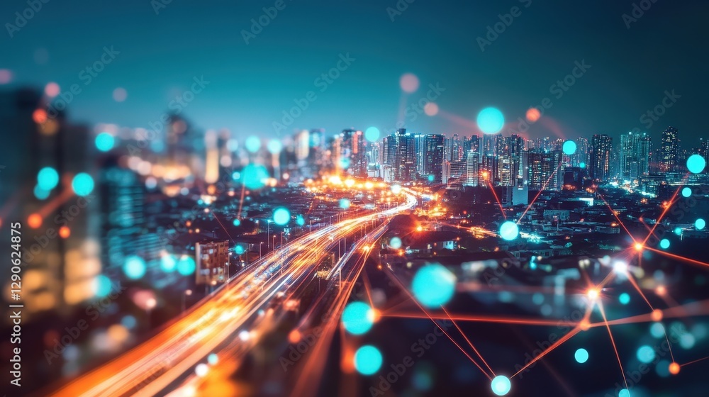 Aufkleber smart grids that optimize the distribution of green energy, enabling efficient use of solar, wind, a