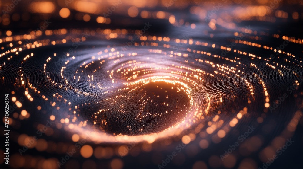 Poster a mesmerizing 3d visualization of a superstring theory universe, where tiny vibrating strings create