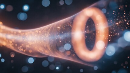 Glowing mystical numbers revealing their meanings in a cosmic light display