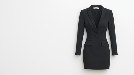 Black Blazer Women's Fashion Studio Shot