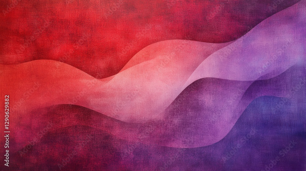 Aufkleber A warm red blending into cool purple with a soft, flowing texture, creating a visually stunning and smooth gradient background.
