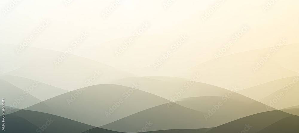 Poster minimalist beige and cream background with gradient and wave texture, elegant abstract design