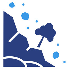 Landslide  Icon Element For Design