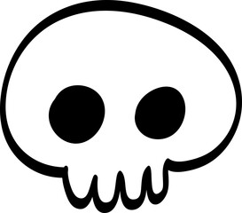 skull illustration vector