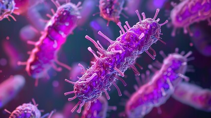 Fototapeta premium Unveiling the Multifaceted World of Gram - Positive Bacteria: Their Pivotal Roles in Diverse Environments