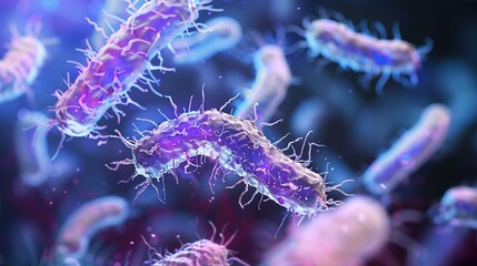 Fototapeta premium Unveiling the Multifaceted World of Gram - Positive Bacteria: Their Pivotal Roles in Diverse Environments