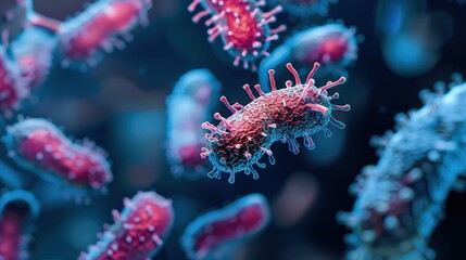 Fototapeta premium Unveiling the Multifaceted World of Gram - Positive Bacteria: Their Pivotal Roles in Diverse Environments