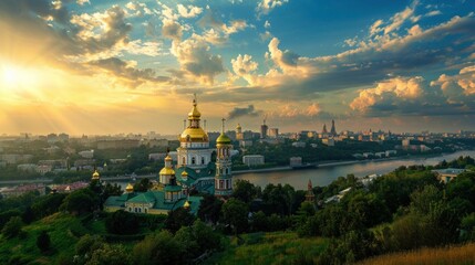 Fototapeta premium Ukraine is a beautiful, majestic and fertile land, real photos