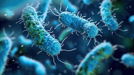 Fototapeta premium Unveiling the Multifaceted World of Gram - Positive Bacteria: Their Pivotal Roles in Diverse Environments