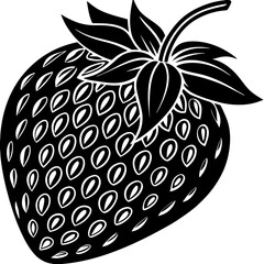 vector illustration of a strawberry