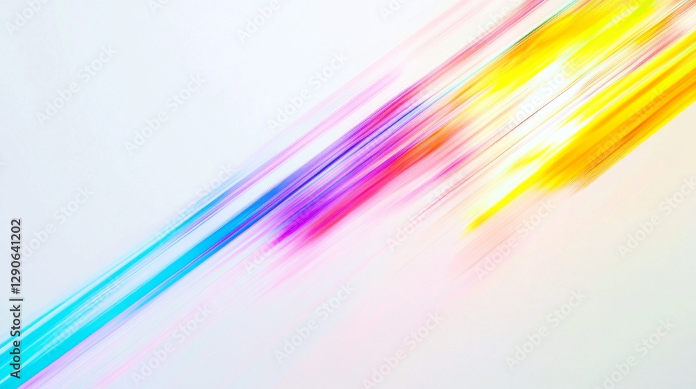 Poster an explosion of colors dances across a bright white background, illuminating the space with a dynami