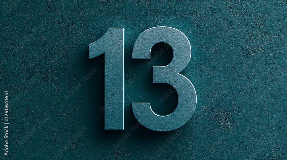 Poster the image features a stylized numeral 