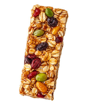 Granola Bar Isolated on White
