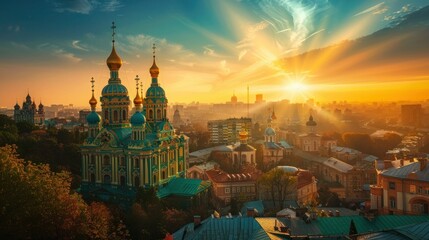 Fototapeta premium Ukraine is a beautiful, majestic and fertile land, real photos