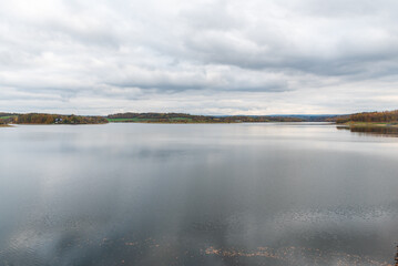 Talsperre Pohl dam near Plauen city in Germany