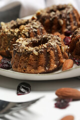 Mini Chocolate Bundt Cakes	
