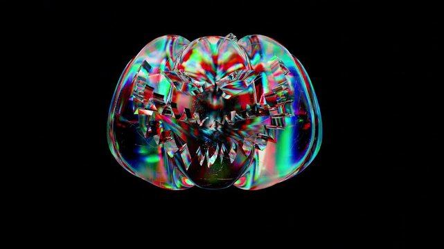 Glass pumpkin