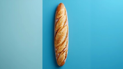 Crisp, freshly made bakery item with a rustic touch, exuding warmth and craftsmanship style hand-painted drawing