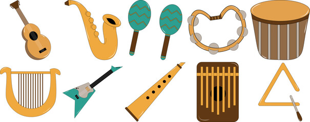 Musical Instrument Illustration 