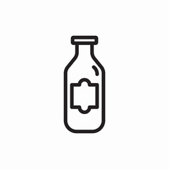  bottle pharmacy drug icon vector sign