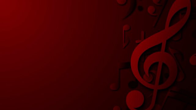 abstract background with musical notes