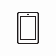 Mobile phone device icon vector sign