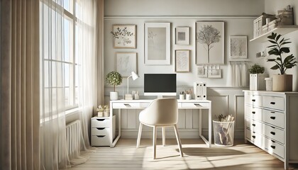 Scandinavian style home office