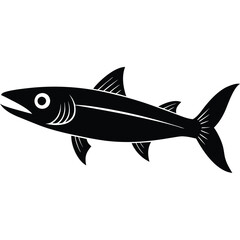 Powerful Barracuda Fish Illustration
