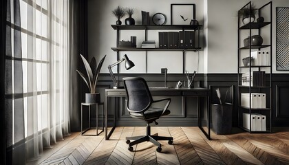 Scandinavian style home office