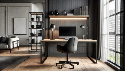 Scandinavian style home office