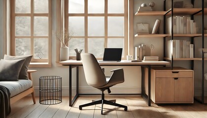 Scandinavian style home office