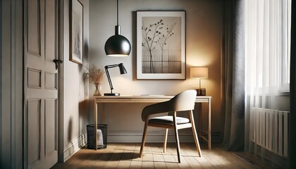Scandinavian style home office