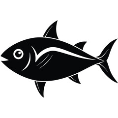 Sleek Tuna Fish Logo Design
