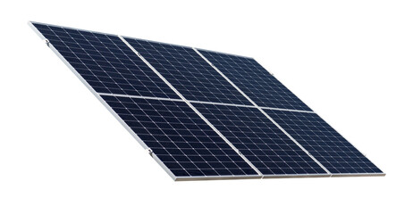 Isolated industrial bifacial solar panel