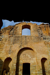L'area archeologica di Bulla Regia,con i resti dell'antica città Romana e le abitazioni...