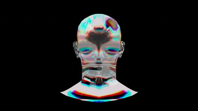 x ray of human skull refration