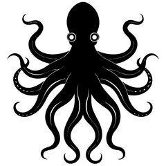 Download Octopus Silhouette Vector High-Resolution & Easy to Use.