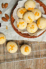 Unique, delicious, light, soft shortbread cookies with a hint of orange zest. Perfect addition for holiday treat tray!	