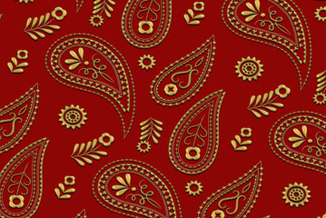 Fototapeta premium seamless floral pattern