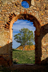 L'area archeologica di Chemtou,con i resti dell'antica città Romana e le miniere di estrazione...