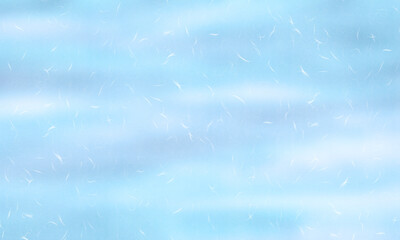 彩りが柔らかに滲む、空色グラデーションの大礼紙