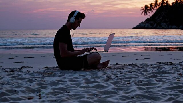 Digital Nomad Working in Remote Island in the Caribbean: A Tropical Paradise for Secluded Escapes