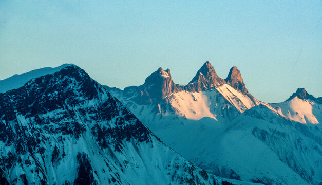 Aiguilles d'Arves, massif des Arves, Savoie, 73, France