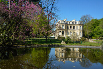 Parc, Mairie, chateau, Choisy le Roi, Val de Marne, France