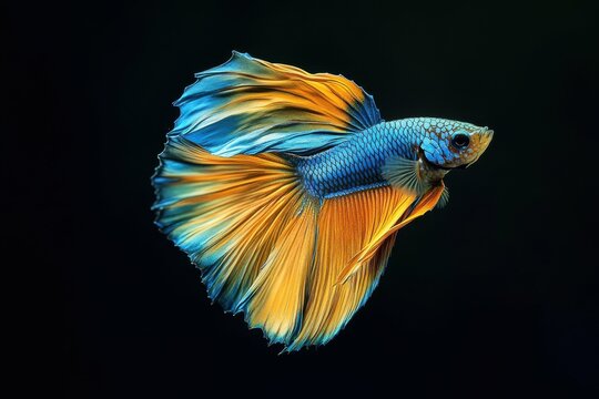 Fancy Guppy Fish: Colorful Aquarium Fish in Tropical Water